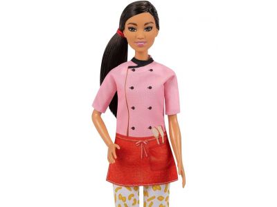 Mattel Barbie Pasta Chef Μελαχρινή Κούκλα (30,40-Cm) Σεφ, GTW38, 1 τμχ