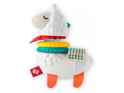 Fisher-Price Click Clack Llama Ζωάκια Κουδουνίστρες - Λάμα, GHL23 / FXC20, 1τμχ