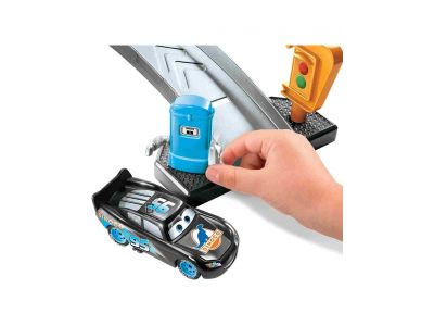 Mattel Λαμπάδα Disney Pixar Cars Color Changers Dinoco Car Wash Car Vehicle Playset,GTK91, 1τμχ