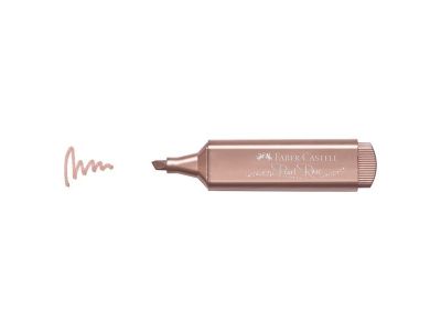 Faber-Castell Μαρκαδόρος Υπογράμμισης TEXTLINER METALLIC 46, Rose, 154626, 1 τμχ