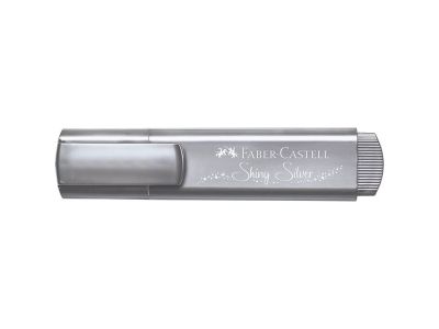 Faber-Castell Μαρκαδόρος Υπογράμμισης TEXTLINER METALLIC 46, Ασημί, 154661, 1 τμχ