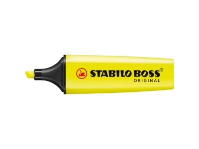 Stabilo Boss Original  Μαρκαδόρος Υπογράμμισης Yellow 5mm , 70/24, 1 τμχ 