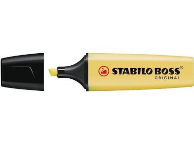 Stabilo Boss Original Pastel Μαρκαδόρος Υπογράμμισης Milky Yellow 5mm, 70/144, 1 τμχ 