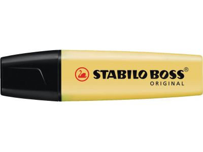 Stabilo Boss Original Pastel Μαρκαδόρος Υπογράμμισης Milky Yellow 5mm, 70/144, 1 τμχ 