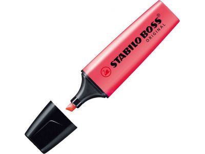 Stabilo Boss Original  Μαρκαδόρος Υπογράμμισης Red 5mm, 70/40, 1 τμχ 