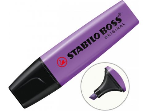 Stabilo Boss Original  Μαρκαδόρος Υπογράμμισης Lavender 5mm, 70/55, 1 τμχ 