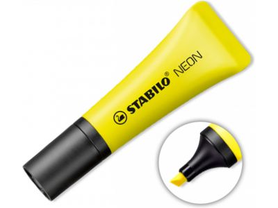 Stabilo Neon Μαρκαδόρος Υπογράμμισης 5mm Yellow 128072045 