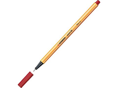 Stabilo Μαρκαδοράκι Point 88 0.4mm Crimson 88/50