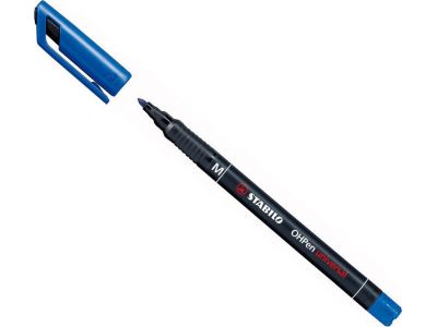 Stabilo ΟΗPen Universal M Διαφανειών 1mm Μπλε 843/41
