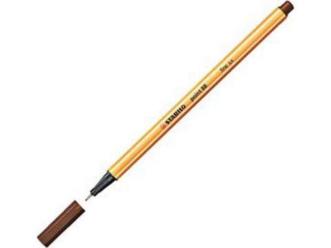 Stabilo Μαρκαδοράκι Point 88 0.4mm Brown 88/45