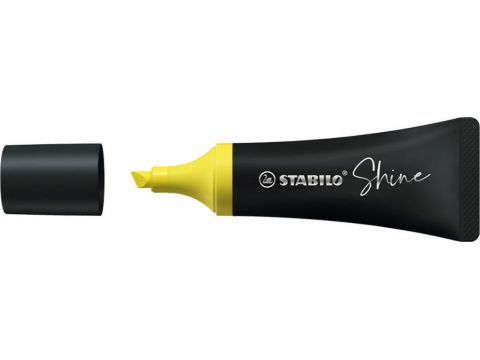 Stabilo Shine Μαρκαδόρος Υπογράμμισης 5mm Κίτρινο 128076450