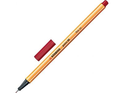 Stabilo Μαρκαδοράκι Point 88 0.4mm Crimson 88/50