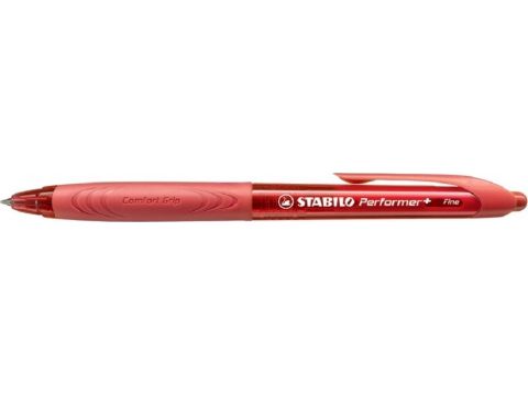 Stabilo Performer+ Fine Ballpoint 0.7mm με Κόκκινο Μελάνι 328/1-40