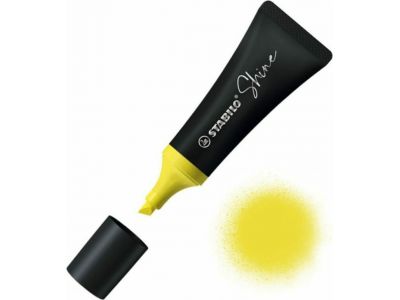 Stabilo Shine Μαρκαδόρος Υπογράμμισης 5mm Κίτρινο 128076450