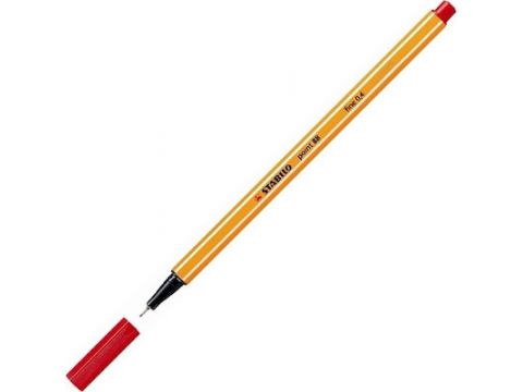 Stabilo Μαρκαδοράκι Point 88 0.4mm Red 88/40