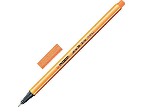 Stabilo Μαρκαδοράκι Point 88 0.4mm Neon Orange 88/054