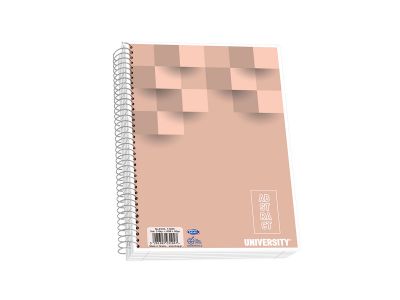Τετράδιο Skag Σπιράλ UNIVERSITY LAMINATED 17x25 5Θεμάτων Διάφορα σχέδια Νο2335