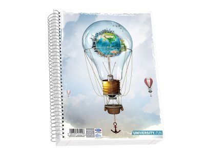 Τετράδιο Skag Σπιράλ UNIVERSITY FUN A4 1Θέματος Διάφορα σχέδια Ν.2511 Τετράδιο Skag Σπιράλ UNIVERSITY FUN A4 1Θέματος Διάφορα σχέδια Ν.2511