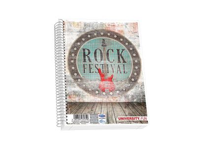 Τετράδιο Skag Σπιράλ UNIVERSITY FUN 17X25 1Θέματος  Διάφορα σχέδια Ν.2501