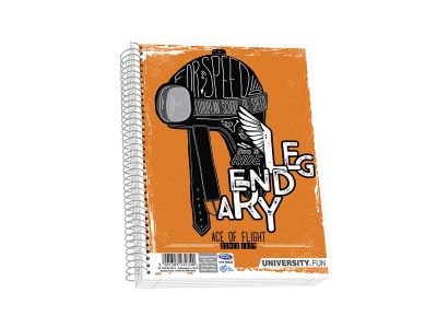 Τετράδιο Skag Σπιράλ UNIVERSITY FUN 17X25 1Θέματος  Διάφορα σχέδια Ν.2501