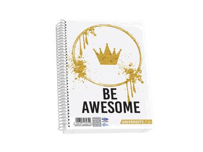 Τετράδιο Skag Σπιράλ UNIVERSITY FUN 17X25 1Θέματος  Διάφορα σχέδια Ν.2501