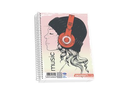 Τετράδιο Skag Σπιράλ UNIVERSITY FUN 17X25 1Θέματος  Διάφορα σχέδια Ν.2501