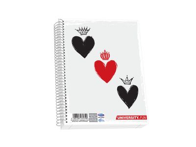 Τετράδιο Skag Σπιράλ UNIVERSITY FUN 17X25 1Θέματος  Διάφορα σχέδια Ν.2501