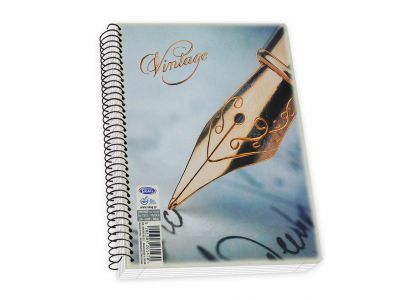 Τετράδιο Skag Σπιράλ VINTAGE 17X25 3Θεμάτων Διάφορα σχέδια  ΝΟ7313