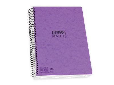 Τετράδιο Skag Σπιράλ   BASIC A4 2Θεμάτων Διάφορα σχέδια 80GR ΝΟ8012