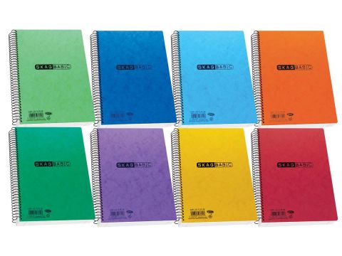 Τετράδιο Skag Σπιράλ   BASIC 17Χ25 5Θεμάτων 8ΟGR Διάφορα σχέδια ΝΟ8005