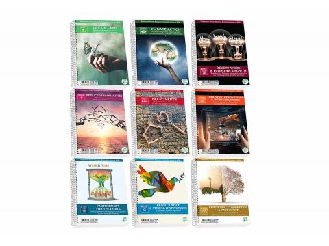 Τετράδιο Skag Σπιράλ SAVE EARTH A4 2Θεμάτων Διάφορα σχέδια  Νο 9052