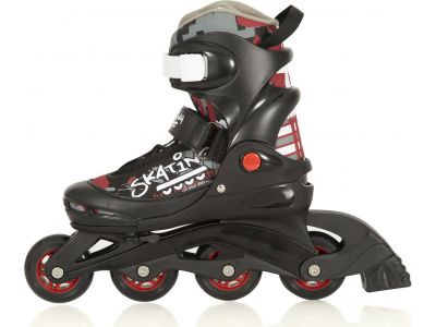 Amila Πατίνια Παιδικά αυξομειούμενα Inline Skate Πλαστικά M - No. 34-37 Μαύρο/Κόκκινο 48927