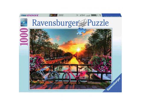 Ravensburger Παζλ 1000Τεμ. Ποδήλατα Στο Άμστερνταμ, 19606