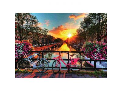 Ravensburger Παζλ 1000Τεμ. Ποδήλατα Στο Άμστερνταμ, 19606