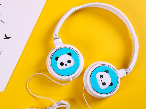 i-Total Ακουστικά Large Headphones Panda, CM3405