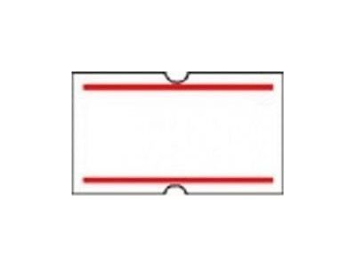 1000 Αυτοκόλλητες Ετικέτες σε Ρολό για Ετικετογράφο με Κόκκινη Ρίγα 21x12mm 1000 Αυτοκόλλητες Ετικέτες σε Ρολό για Ετικετογράφο με Κόκκινη Ρίγα 21x12mm