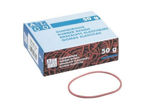 Alco -  Λαστιχάκια Συσκευασίας N.732 50mm 50gr Κόκκινα D-59755