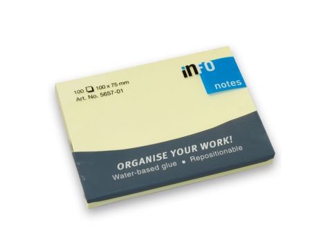 Κύβοι αυτοκόλλητοι Info 100φ. 100x75mm 5657-01