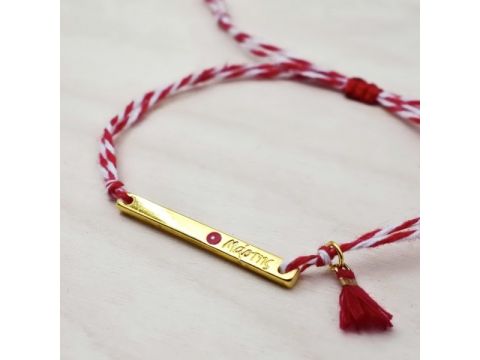 Toolittle Βραχιόλι-Μαρτάκι Golden sb990626