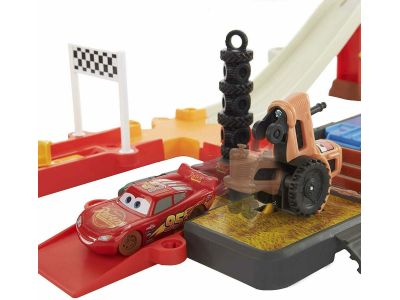 Mattel Λαμπάδα Disney And Pixar Cars Race and Go Playset Τα Μπουζί της Ωραίας Ελένης HDN02