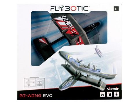 Silverlit Flybotic Bi-Wing Evo Τηλεκατευθυνόμενο Αεροπλάνο Για 8+ Χρονών 85739