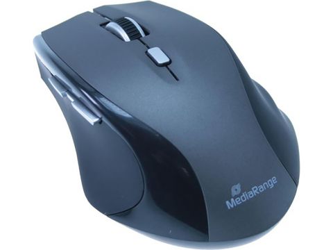 MediaRange MROS203 Ασύρματο Ποντίκι Γκρι MR0S203 MediaRange MROS203 Ασύρματο Ποντίκι Γκρι MR0S203