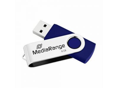 MediaRange MR908 8GB USB 2.0 Blue/Silver MR908-BLUE