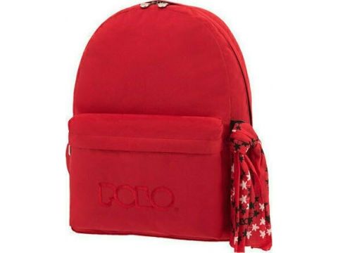 Polo Σακίδιο Πλάτης Original With Scarf 2025 Κόκκινο 9-01-135-3000 Polo Σακίδιο Πλάτης Original With Scarf 2025 Κόκκινο 9-01-135-3000
