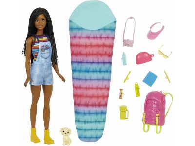 Mattel Λαμπάδα Barbie It Takes Two Brooklyn Camping με Κουτάβι και 10+ Αξεσουάρ HDF74