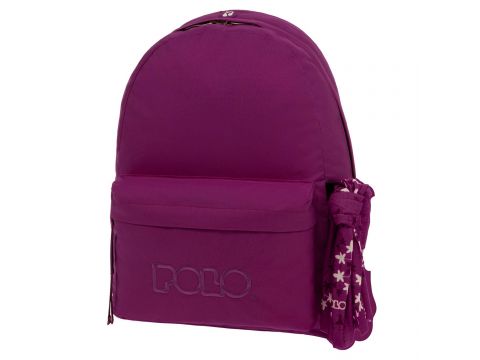 Polo Σακίδιο Πλάτης Original With Scarf 2022 Μωβ 9-01-135-4301