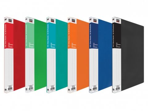 Ντοσιέ Σουπλ Skag Systems P.P. Χρωματιστά Α4 με 20 Διαφανή Θήκες