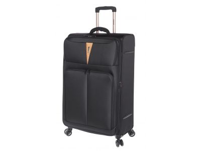 Diplomat Βαλίτσα Καμπίνας με ύψος 65cm σε Μαύρο χρώμα ZC6100-M