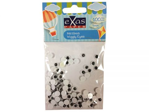 Ματάκια Χειροτεχνίας Exas Paper Στρογγυλά 7mm 100τμχ 401477