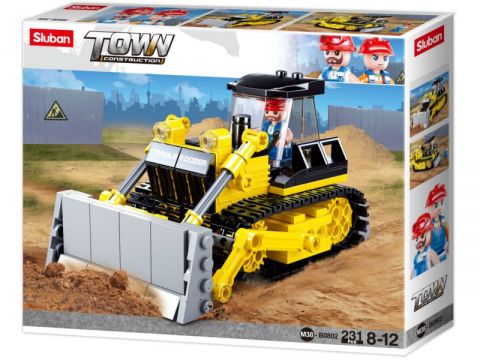 Sluban Construction Bulldozer 231τμχ M38-B802